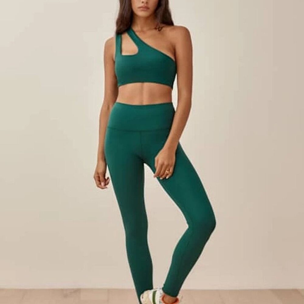 Reformation Green Leggings L